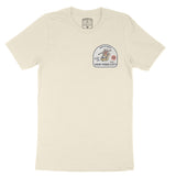 New York Skater Badge T-Shirt Natural front