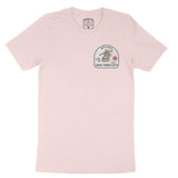 New York Skater Badge T-Shirt Soft_Pink front