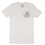New York Skater Badge T-Shirt Vintage_White front