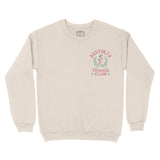 Austin Tennis Girl Crewneck in Natural - front view