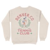 Denver Crewneck in Natural - back view