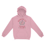 Denver Tennis Girl Hoodie Light Pink front