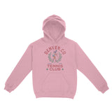 Denver Tennis Girl Hoodie Light Pink front