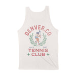 Denver Tennis Girl Tank Top in Vintage - back view