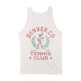 Denver Tennis Girl Tank Top in Vintage - back view