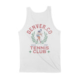 Denver Tennis Girl Tank Top White back