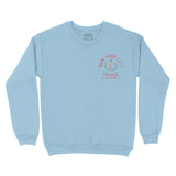 New York Crewneck in Light Blue - front view