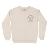 New York Tennis Girl Crewneck in Natural - front view