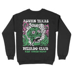 Austin Crewneck in Black - back view