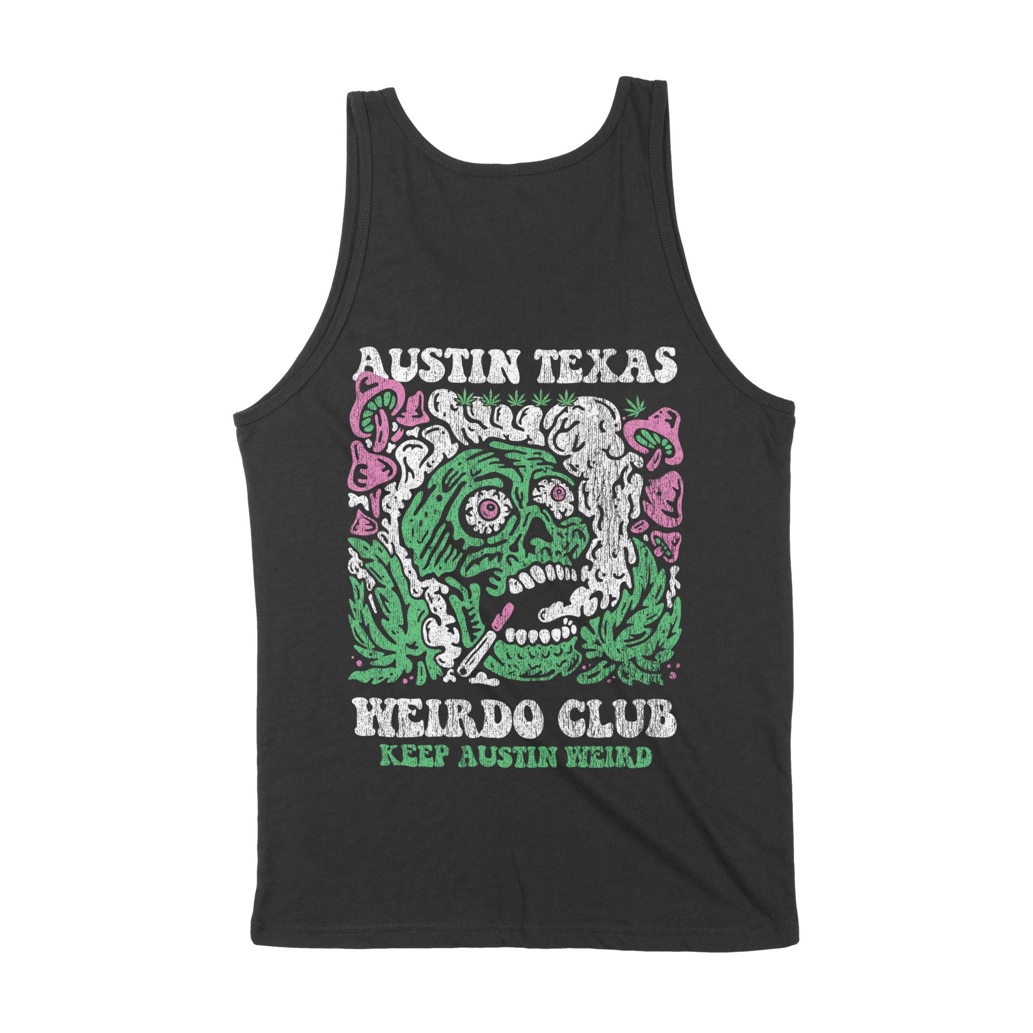Austin Tank Top in Black - back view