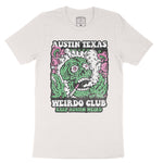 Austin Psychedelic Skull T-Shirt in Vintage - front view