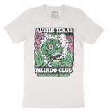 Austin Psychedelic Skull T-Shirt in Vintage - front view