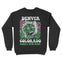 Denver Crewneck in Black - back view
