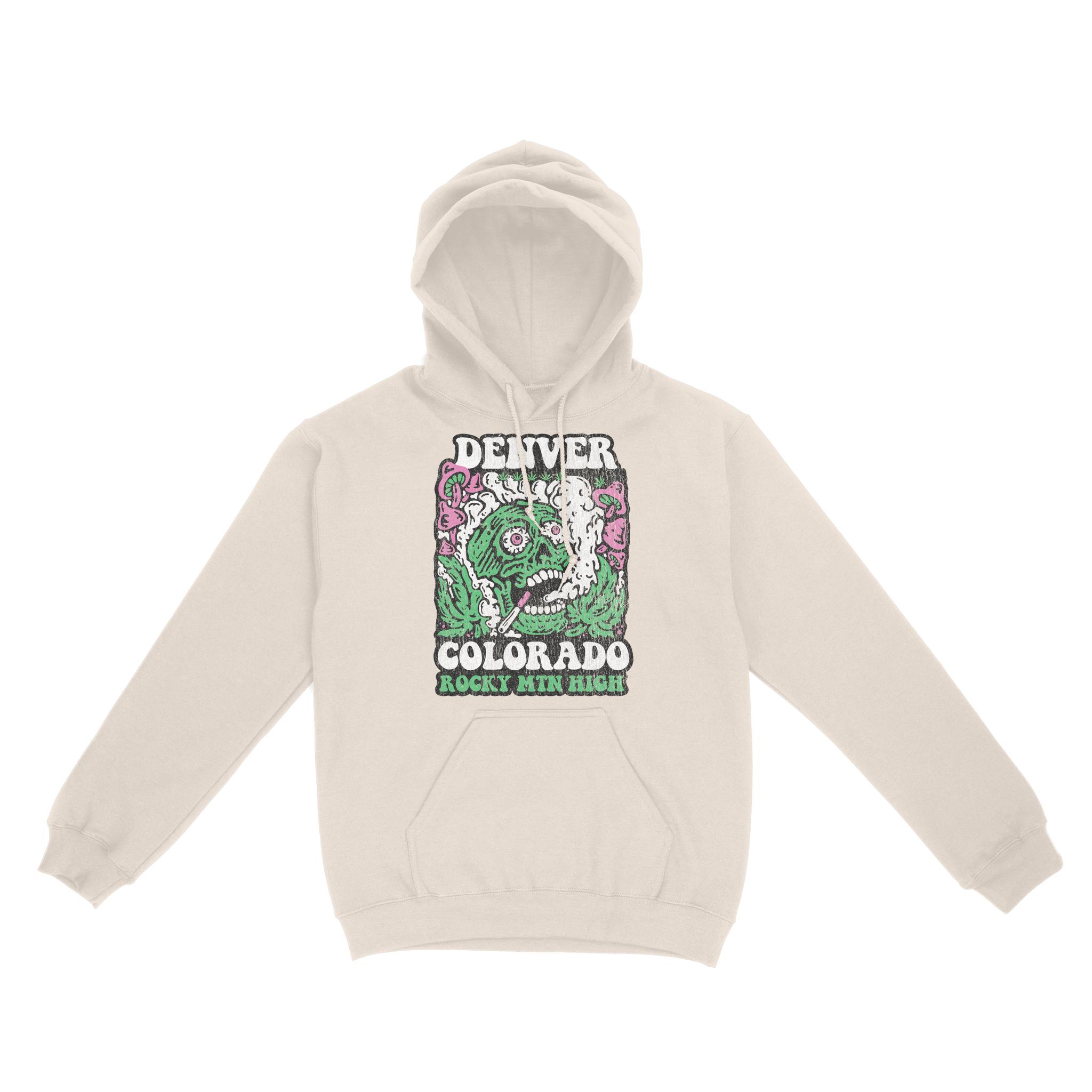 Denver Hoodie in Natural - front view