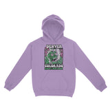 Denver Psychedelic Skull Hoodie Orchid front