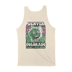 Denver Psychedelic Skull Tank Top Natural back
