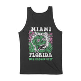 Miami Tank Top in Black - back view