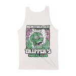 New York Psychedelic Skull Tank Top in Vintage - back view