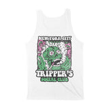 New York Tank Top in White - back view