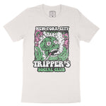 New York Psychedelic Skull T-Shirt in Vintage - front view