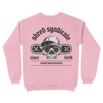Miami Skater Division Crewneck Light Pink back