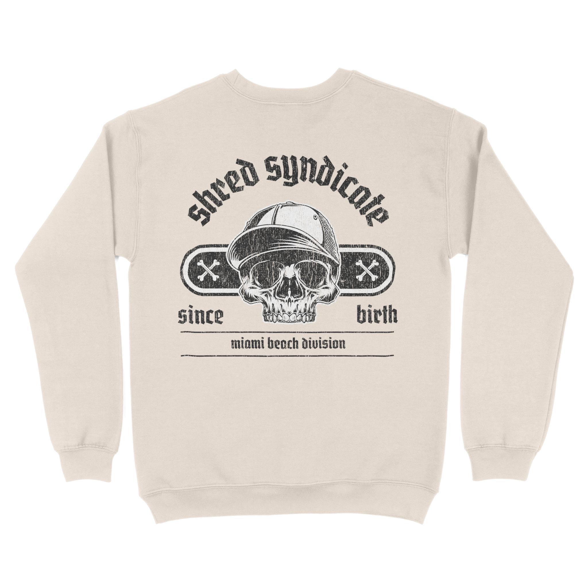Miami Crewneck in Natural - back view