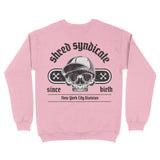 New York Skater Division Crewneck Light_Pink back