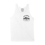New York Tank Top in White - front view