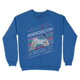 Austin Gamer Guy Crewneck Royal front