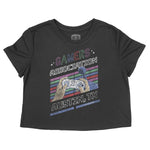 Austin Gamer Guy Cropped Tee Black front
