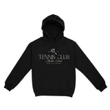 Austin Classic Tennis Hoodie Black front