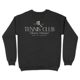 Denver Crewneck in Black - back view