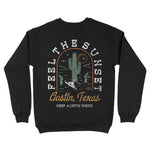 Austin Western Sunset Crewneck Black back
