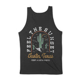 Austin Tank Top in Black - back view