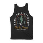 Austin Western Sunset Tank Top Black back