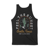 Austin Western Sunset Tank Top Black back