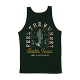 Austin Western Sunset Tank Top Forest back