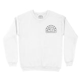 Denver Crewneck in White - front view