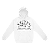 Denver Hoodie in White - front view