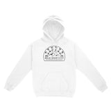 Denver Hoodie in White - front view