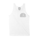 Denver Tank Top in White - front view