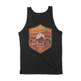 Denver Sun Badge Tank Top Black back