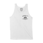 Denver 3 Tree Tank Top White front