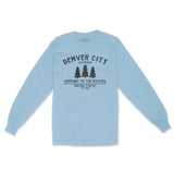 Denver Longsleeve in Light Blue - front view