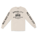 Denver 3 Tree Longsleeve in Natural - front view with sleeves