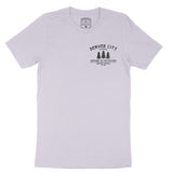 Denver 3 Tree T-Shirt Lavender Dust front