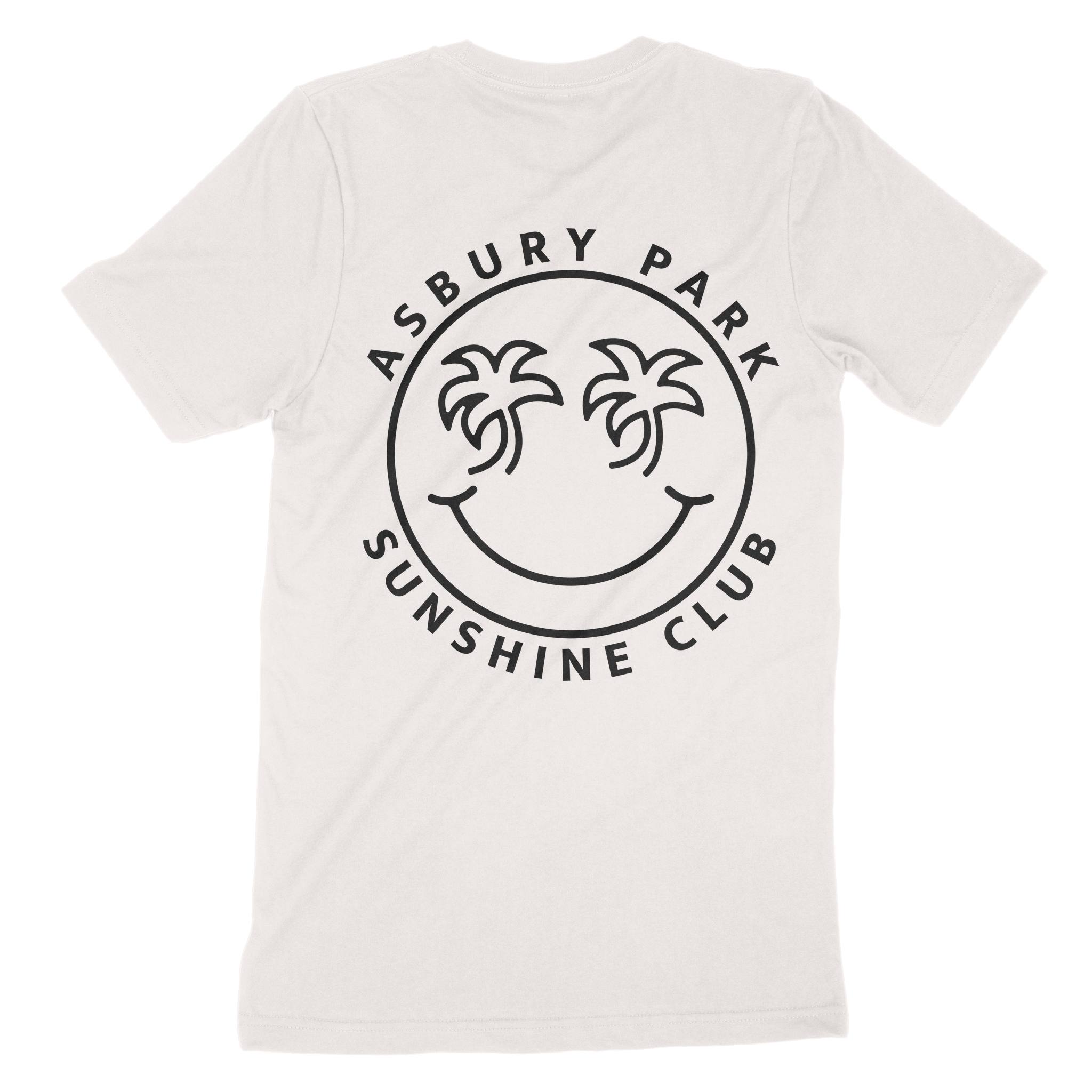 Asbury Park Smiley Face 4 T-Shirt in Vintage - back view