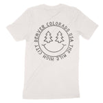 Denver Smiley Face 4 T-Shirt in Vintage - back view