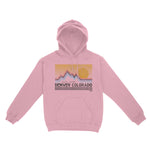 Denver Sunset Hoodie Light Pink front