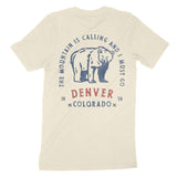 Denver Big Bear T-Shirt Natural back